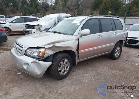 2005 Toyota Highlander V6 из США, поврежденный, VIN JTEEP21A850088433